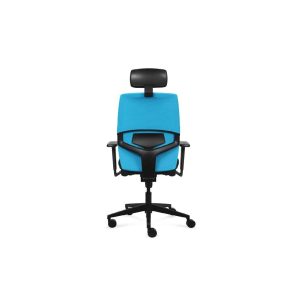 scaun office ergonomic albastru