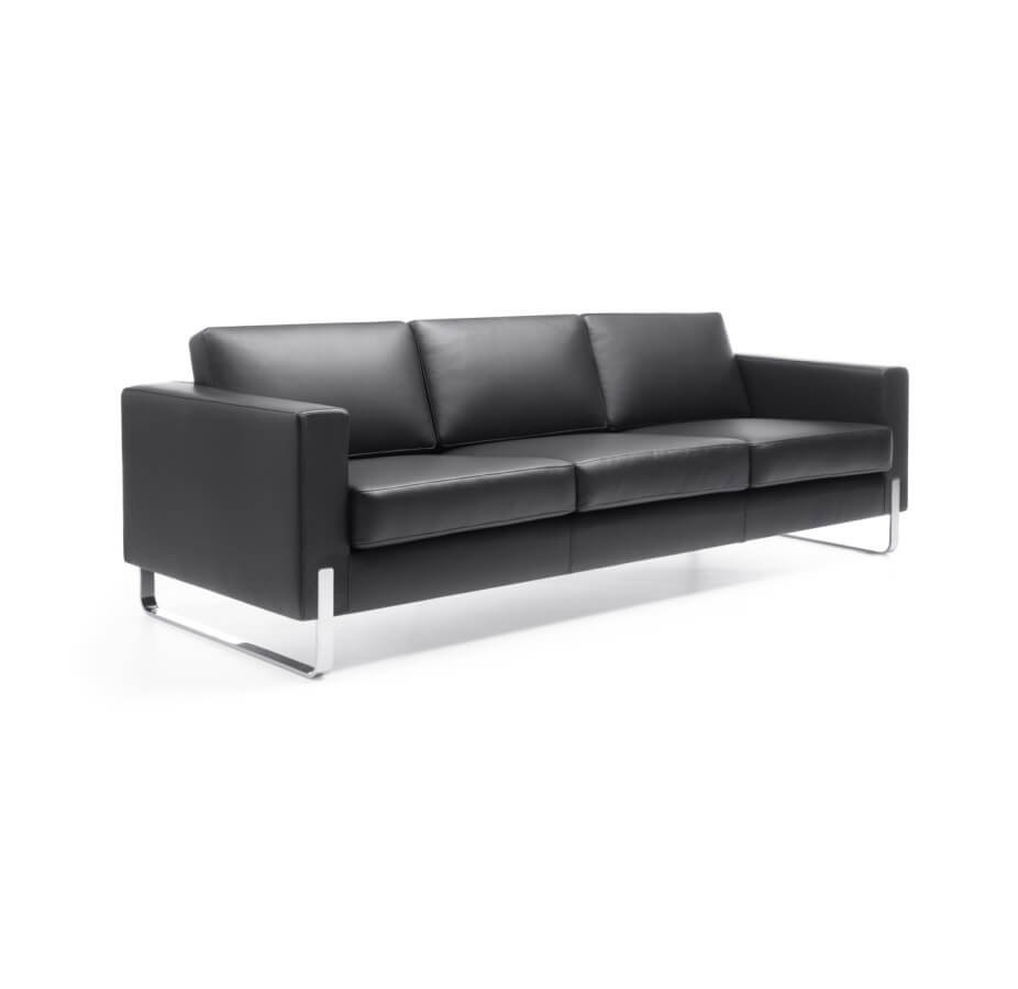 Canapea eleganta cu locuri din piele MyTurn | MoveDesk
